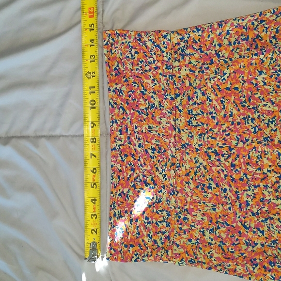 NWOT LuLaRoe multicolored Azure Shabby Chic Skirt - Picture 4 of 5